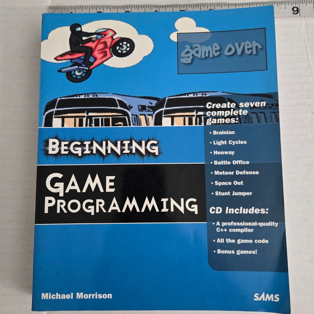 Beginning Game Programming Michael Morrison SAMS C++‎ CD-ROM 2004 Vintage